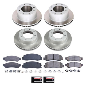 PowerStop® - Semi Coated Front and Rear Disc Brake Kit
