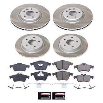PowerStop® - Semi Coated Front and Rear Disc Brake Kit