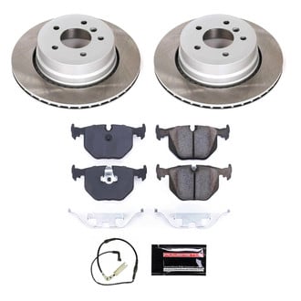 PowerStop® - Semi Coated Rear Disc Brake Kit
