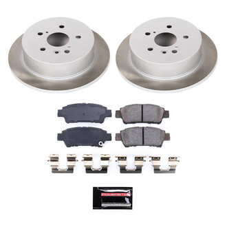 PowerStop® - Semi Coated Rear Disc Brake Kit