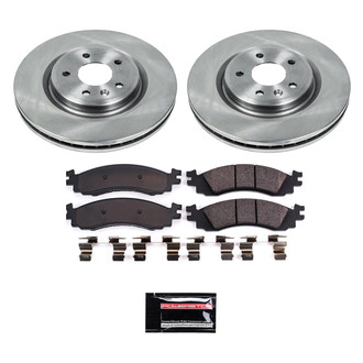 PowerStop® - Semi Coated Front Disc Brake Kit