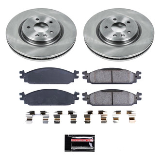 PowerStop® - Semi Coated Front Disc Brake Kit