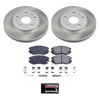 PowerStop® - Semi Coated Front Disc Brake Kit