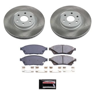 PowerStop® - Semi Coated Front Disc Brake Kit