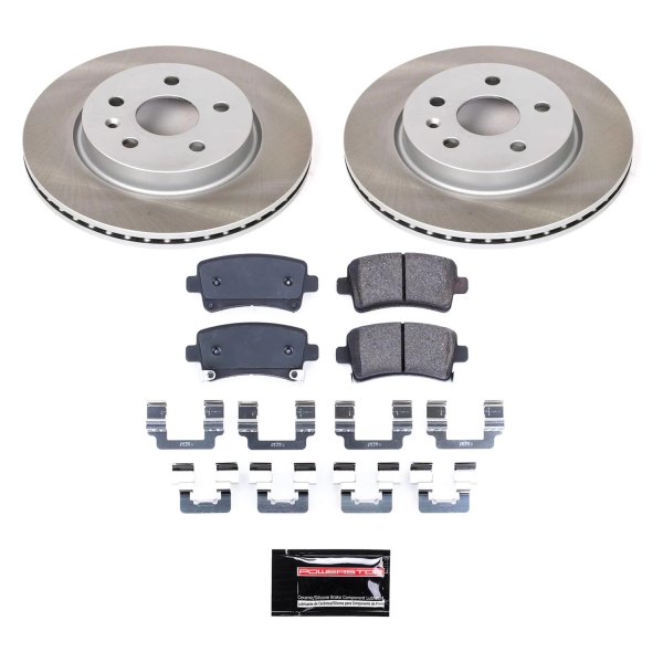  PowerStop® - Semi Coated Rear Disc Brake Kit