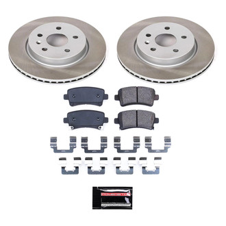 PowerStop® - Semi Coated Rear Disc Brake Kit