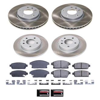 PowerStop® - Semi Coated Disc Brake Kit