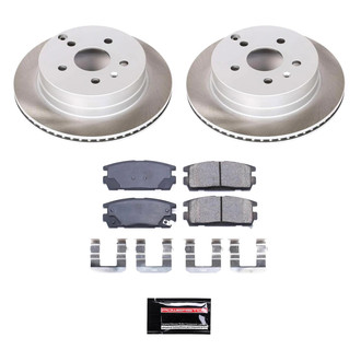 PowerStop® - Semi Coated Rear Disc Brake Kit