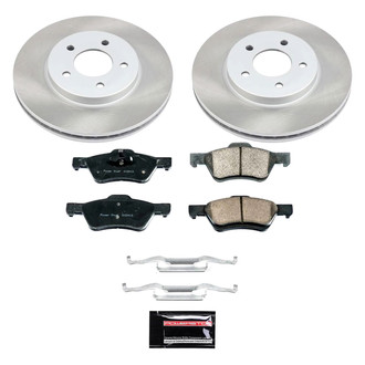PowerStop® - Semi Coated Front Disc Brake Kit