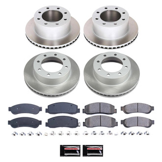 PowerStop® - Semi Coated Front and Rear Disc Brake Kit