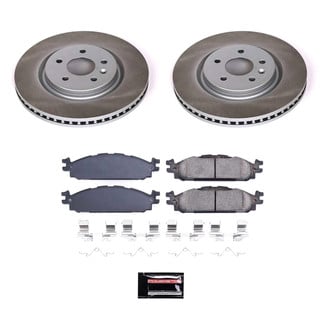 PowerStop® - Semi Coated Front Disc Brake Kit