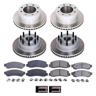 PowerStop® - Semi Coated Front and Rear Disc Brake Kit