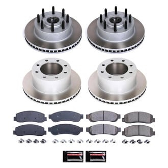 PowerStop® - Semi Coated Front and Rear Disc Brake Kit