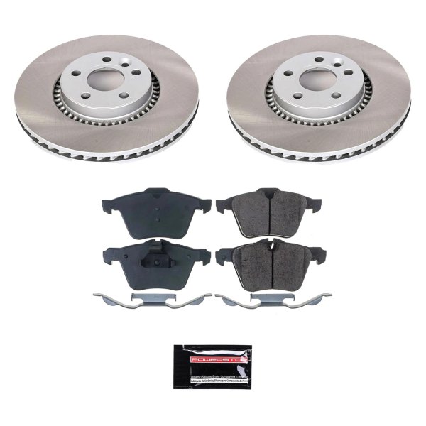  PowerStop® - Semi Coated Front Disc Brake Kit