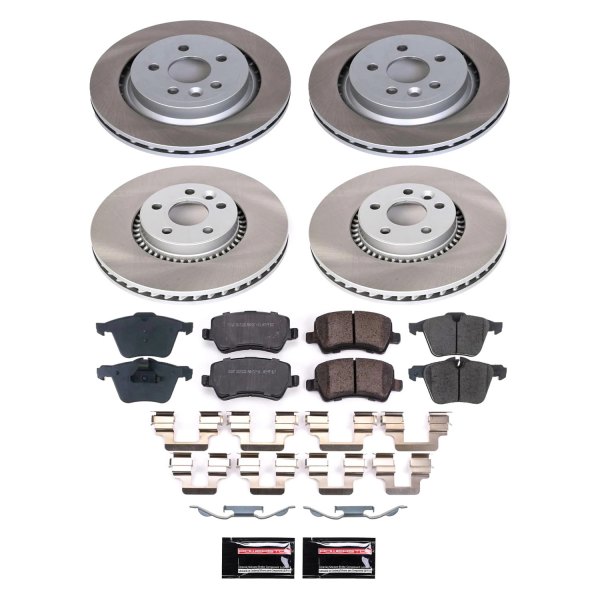  PowerStop® - Semi Coated Front and Rear Disc Brake Kit