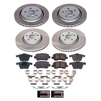 PowerStop® - Semi Coated Front and Rear Disc Brake Kit