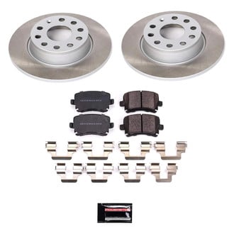PowerStop® - Semi Coated Rear Disc Brake Kit