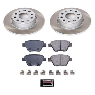 PowerStop® - Semi Coated Rear Disc Brake Kit
