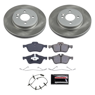 PowerStop® - Semi Coated Front Disc Brake Kit