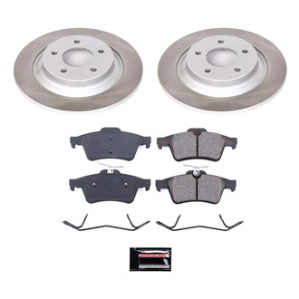 PowerStop® - Semi Coated Rear Disc Brake Kit