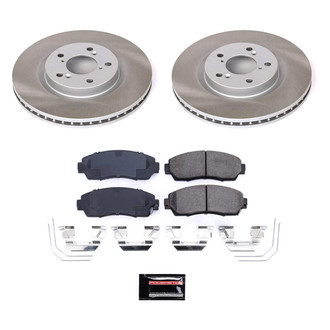 PowerStop® - Semi Coated Front Disc Brake Kit