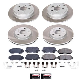 PowerStop® - Semi Coated Front and Rear Disc Brake Kit