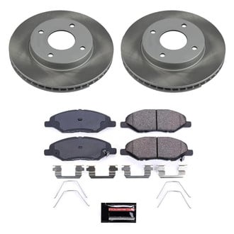PowerStop® - Semi Coated Front Disc Brake Kit