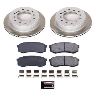 PowerStop® - Semi Coated Rear Disc Brake Kit