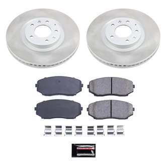 PowerStop® - Semi Coated Front Disc Brake Kit