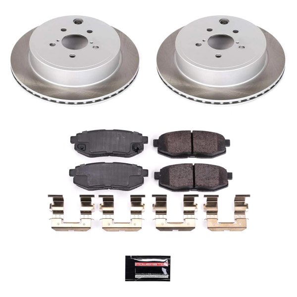  PowerStop® - Semi Coated Rear Disc Brake Kit