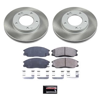 PowerStop® - Semi Coated Front Disc Brake Kit