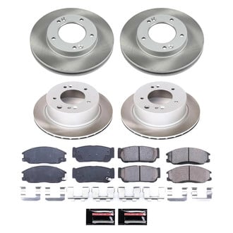 PowerStop® - Semi Coated Front and Rear Disc Brake Kit