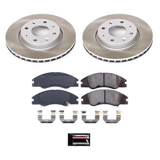 PowerStop® - Semi Coated Front Disc Brake Kit