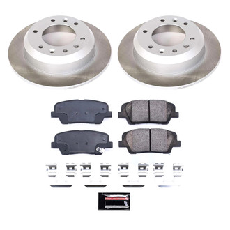PowerStop® - Semi Coated Rear Disc Brake Kit