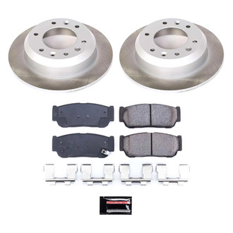 PowerStop® - Semi Coated Rear Disc Brake Kit