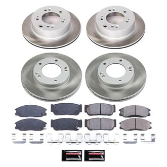 PowerStop® - Semi Coated Front and Rear Disc Brake Kit