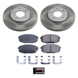 PowerStop® - Semi Coated Front Disc Brake Kit