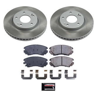 PowerStop® - Semi Coated Front Disc Brake Kit