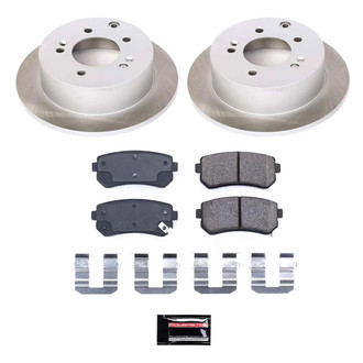 PowerStop® - Semi Coated Rear Disc Brake Kit