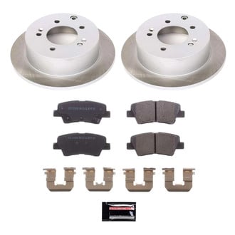 PowerStop® - Semi Coated Rear Disc Brake Kit