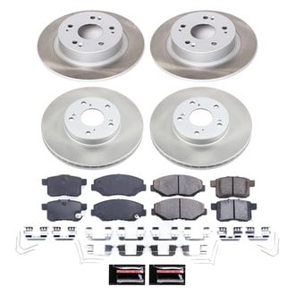 PowerStop® - Semi Coated Front and Rear Disc Brake Kit