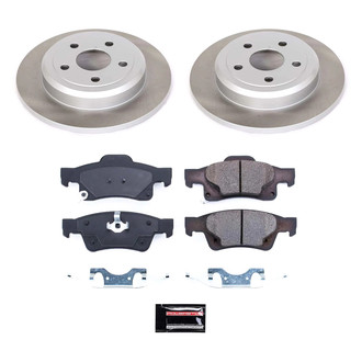 PowerStop® - Semi Coated Rear Disc Brake Kit