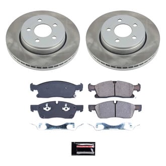 PowerStop® - Semi Coated Front Disc Brake Kit