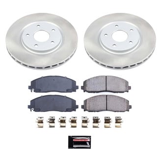 PowerStop® - Semi Coated Front Disc Brake Kit