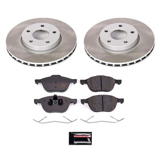 PowerStop® - Semi Coated Front Disc Brake Kit