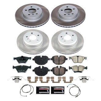 PowerStop® - Semi Coated Front and Rear Disc Brake Kit