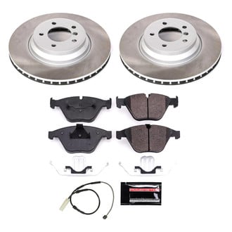 PowerStop® - Semi Coated Front Disc Brake Kit