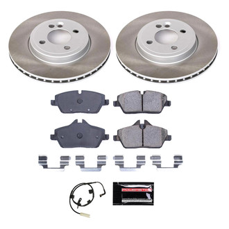 PowerStop® - Semi Coated Front Disc Brake Kit