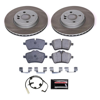 PowerStop® - Semi Coated Front Disc Brake Kit
