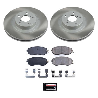 PowerStop® - Semi Coated Front Disc Brake Kit